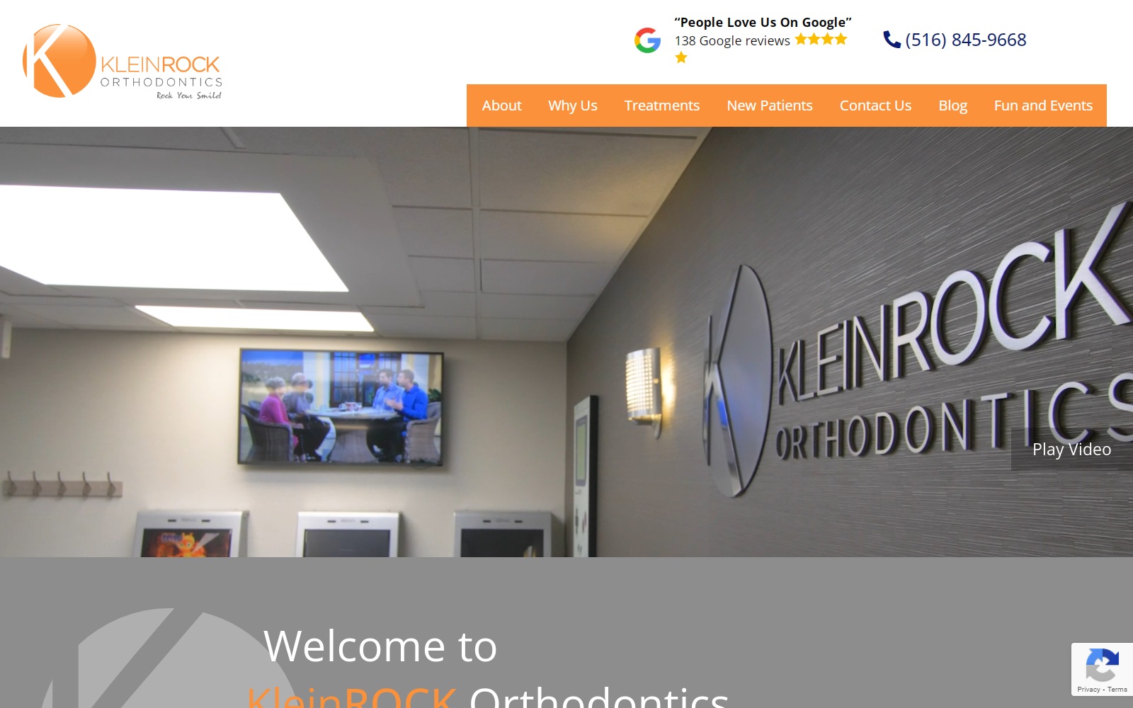 kleinrockorthodontics.com screenshot