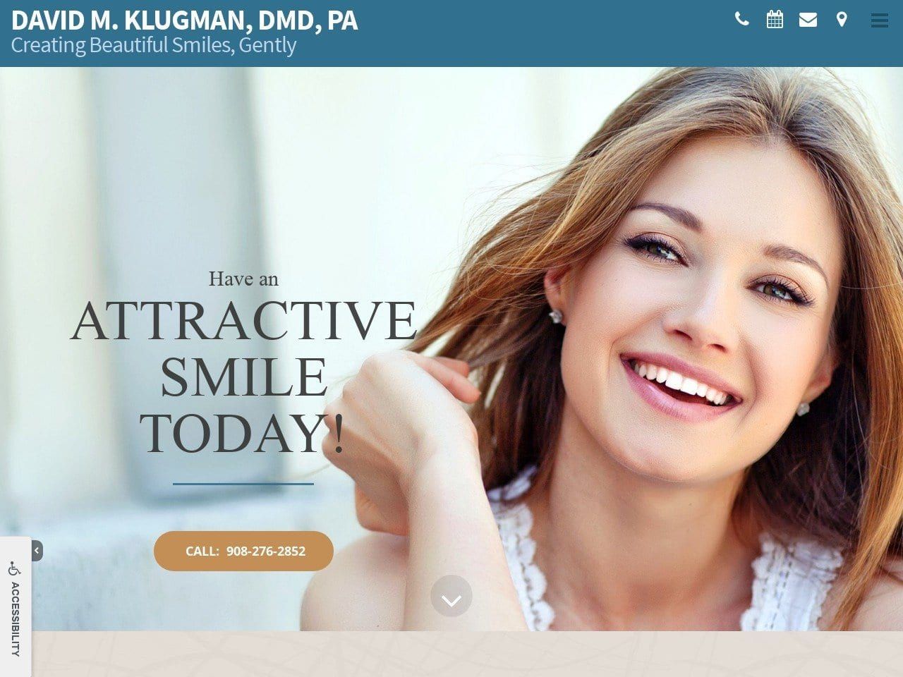 David M. Klugman DMD PA Website Screenshot from klugmanfamilydental.com