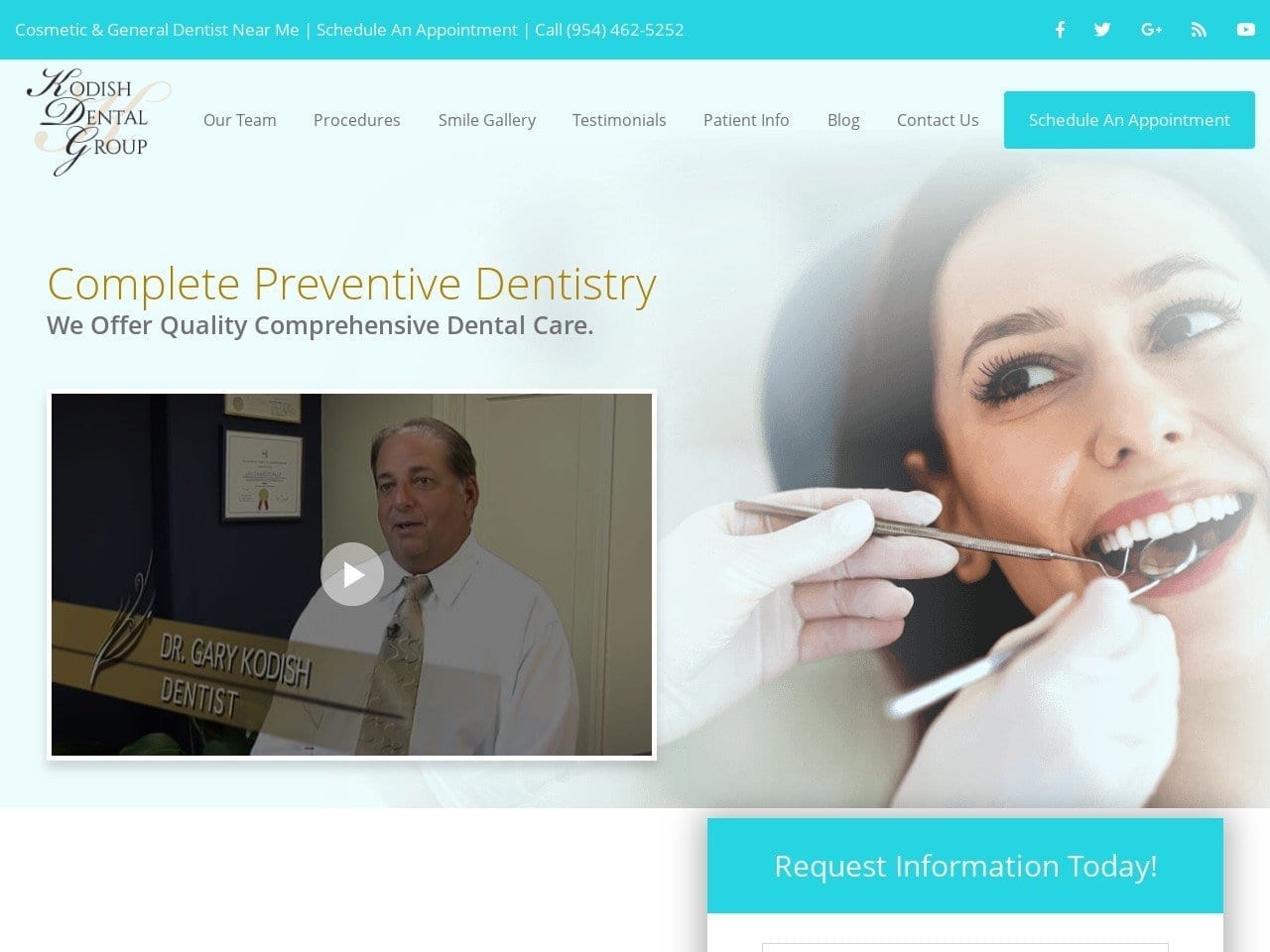 Kodish Dental Group Website Screenshot from kodish.com