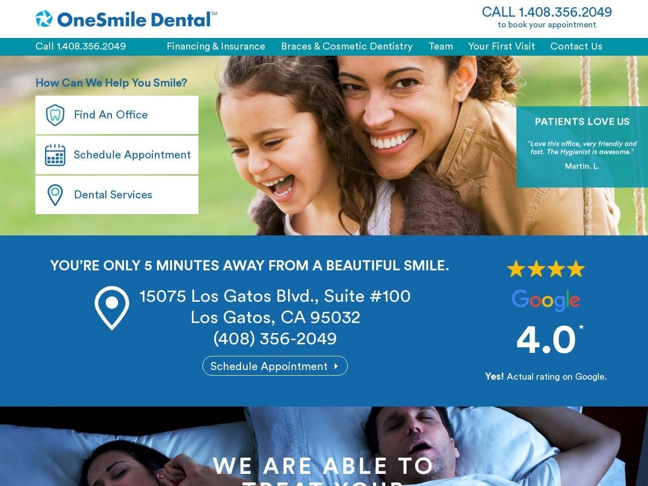 Kothary Dental Group Website Screenshot from kotharydental.com