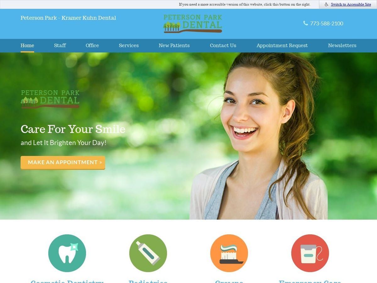 Kramer Kuhn Dental Website Screenshot from kramerkuhndental.com