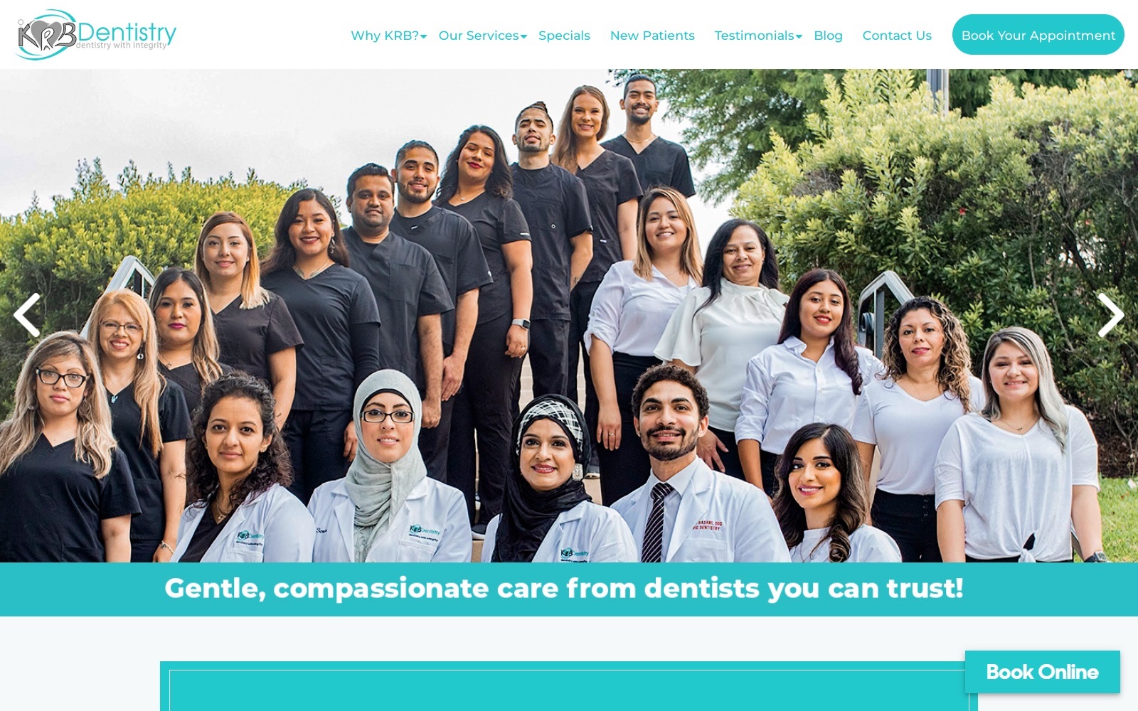 krbdentistry.com screenshot