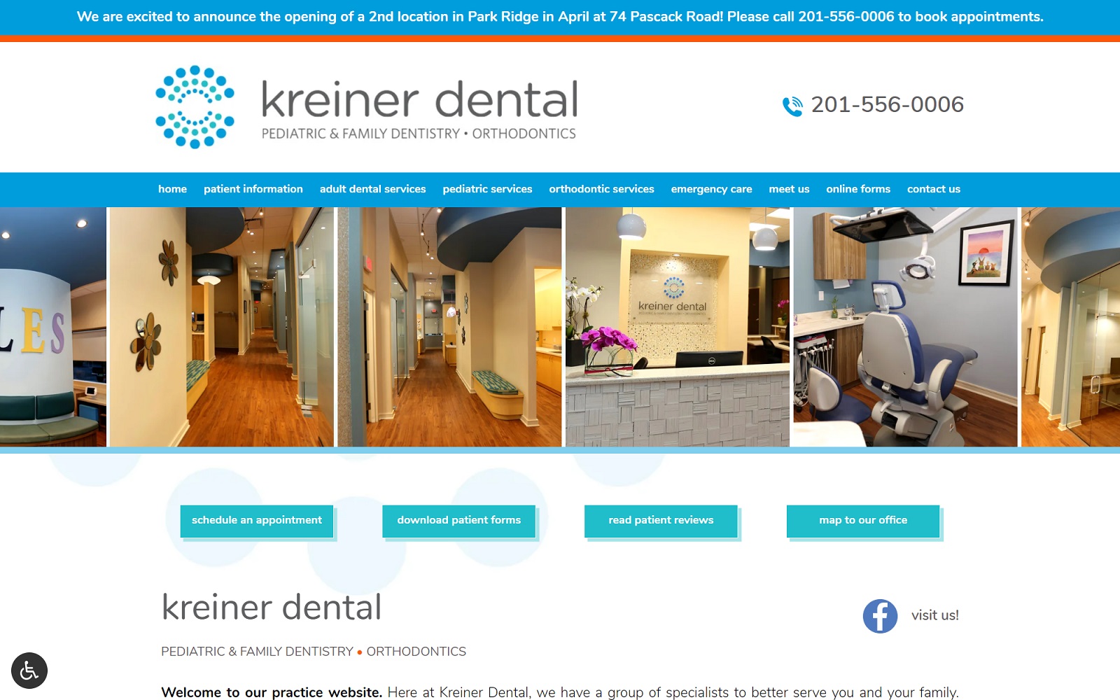 kreinerdental.com screenshot