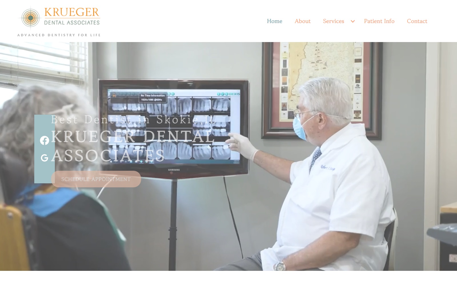 kruegerdental.com screenshot