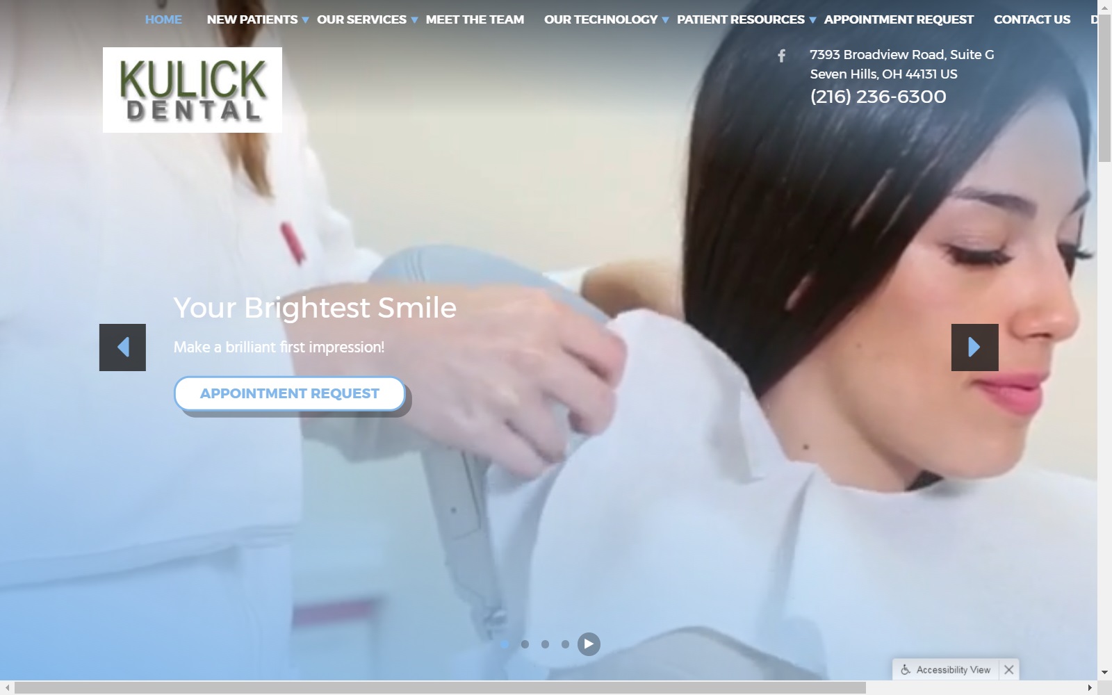 kulickdental.com screenshot