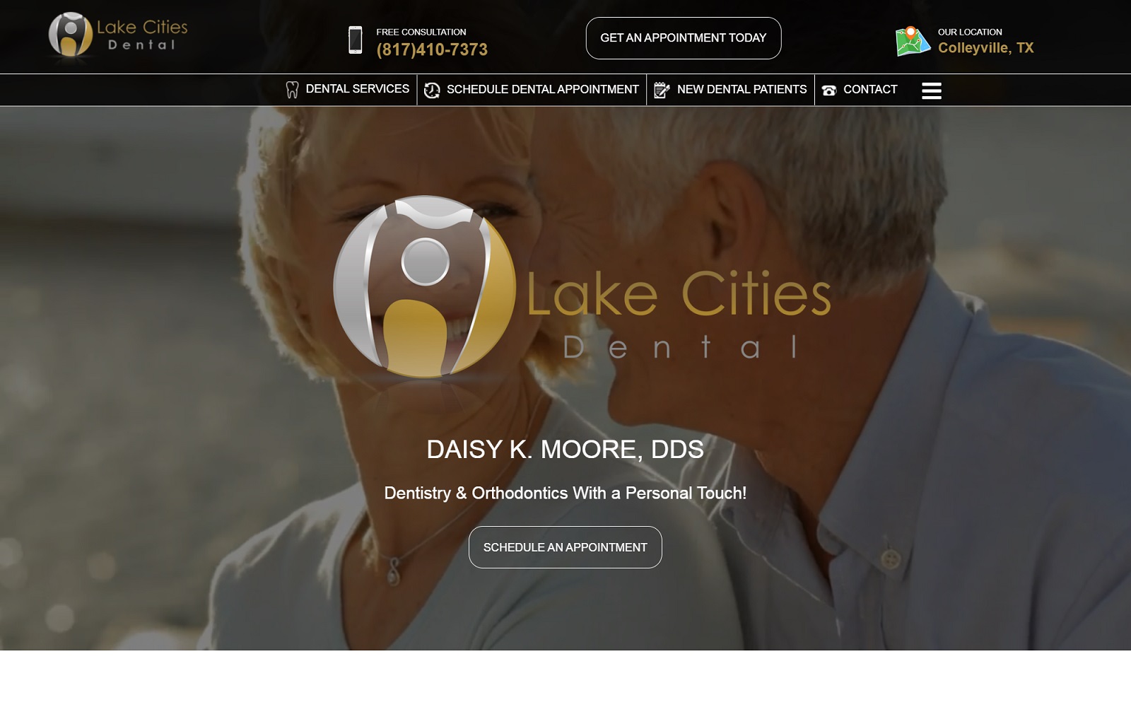 lakecitiesdental.com screenshot