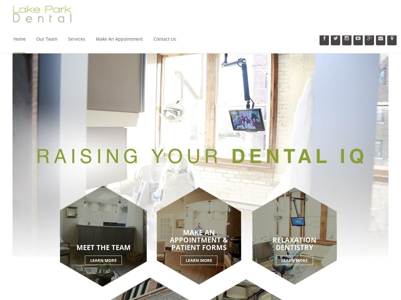 Lake Park Dental Website Screenshot from lakeparkdentalmke.com