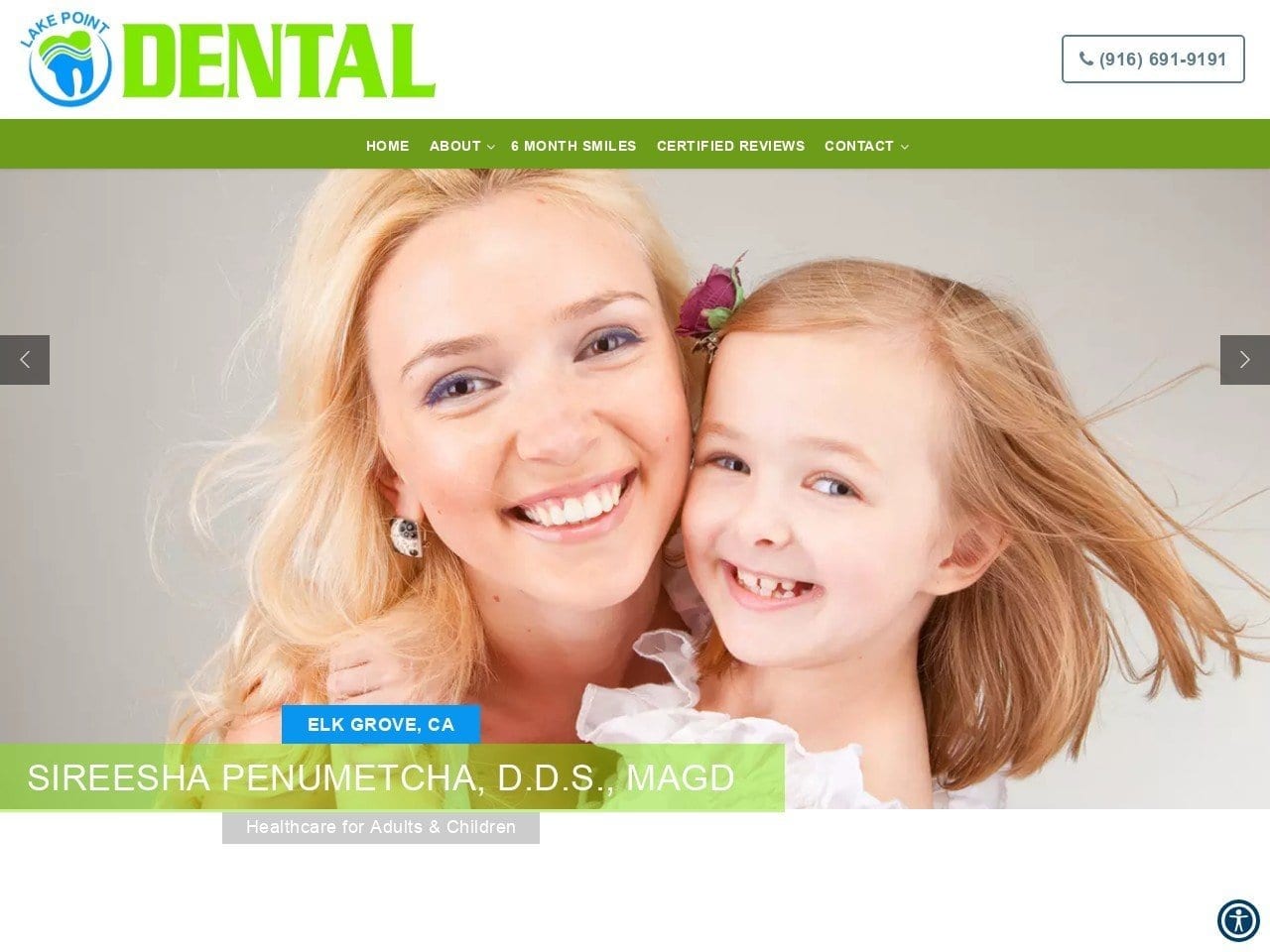 Lake Point Dental Website Screenshot from lakepointdental.com