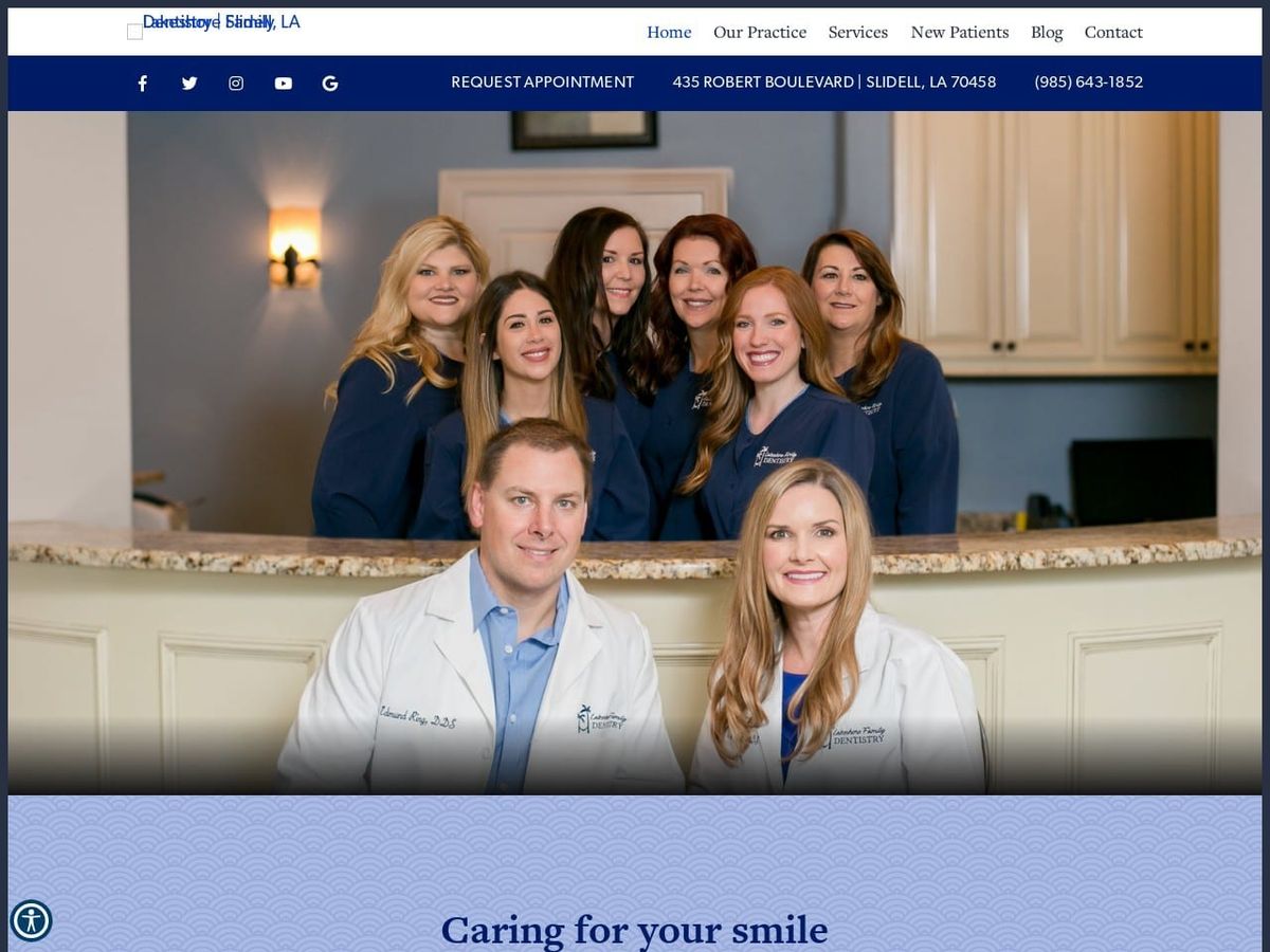 Lakeshore Family Dentist Website Screenshot from lakeshorefamilydentistry.com