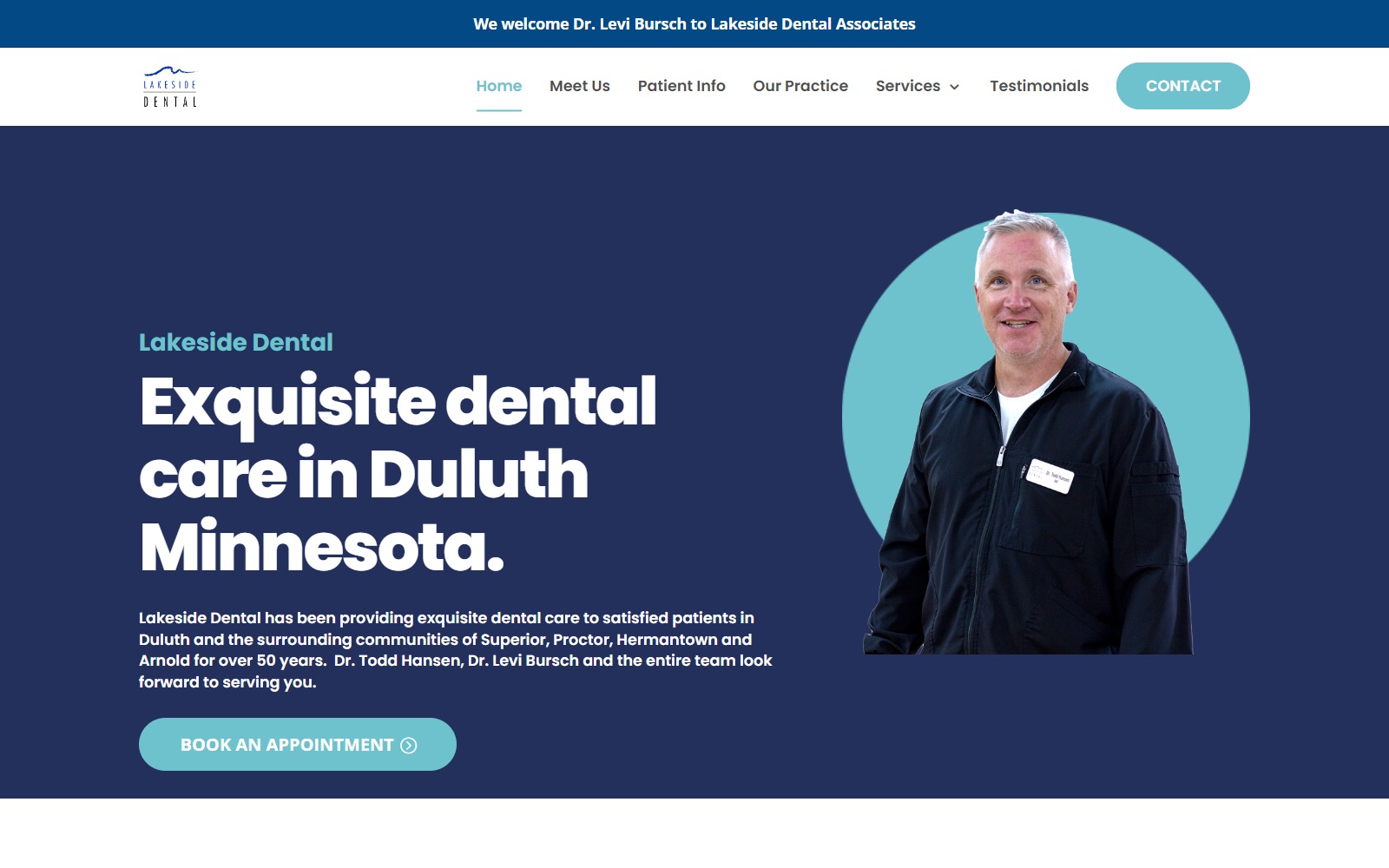 lakesidedds.com screenshot