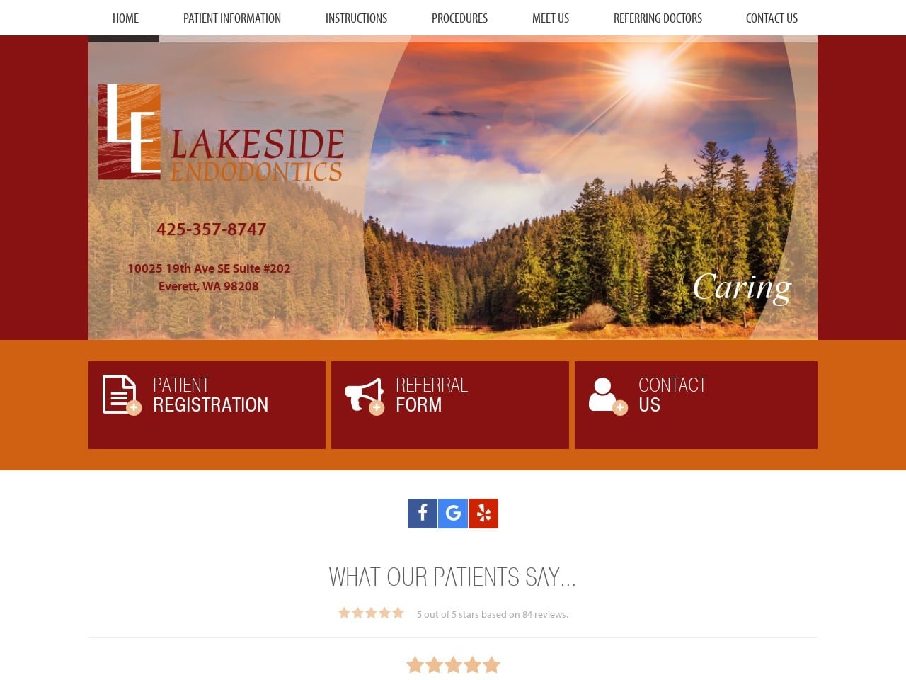 Lakeside Endodontics Shahin Etemadi Dds Msd Board Website Screenshot from lakesideendodontics.com