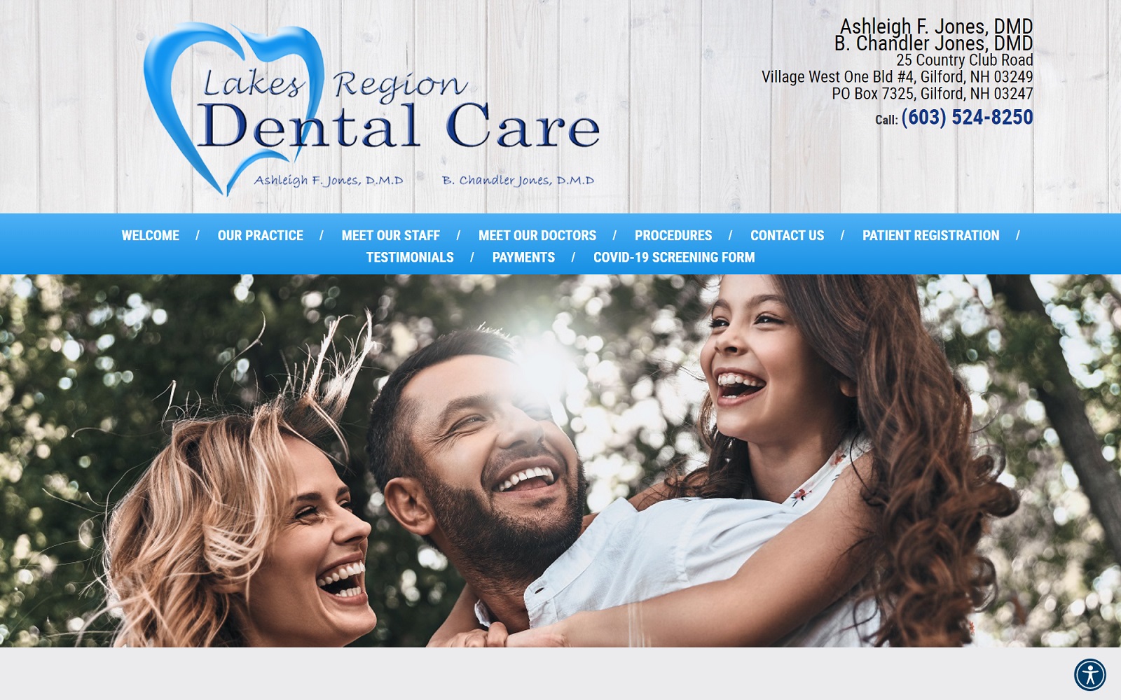 lakesregiondentalcare.com screenshot