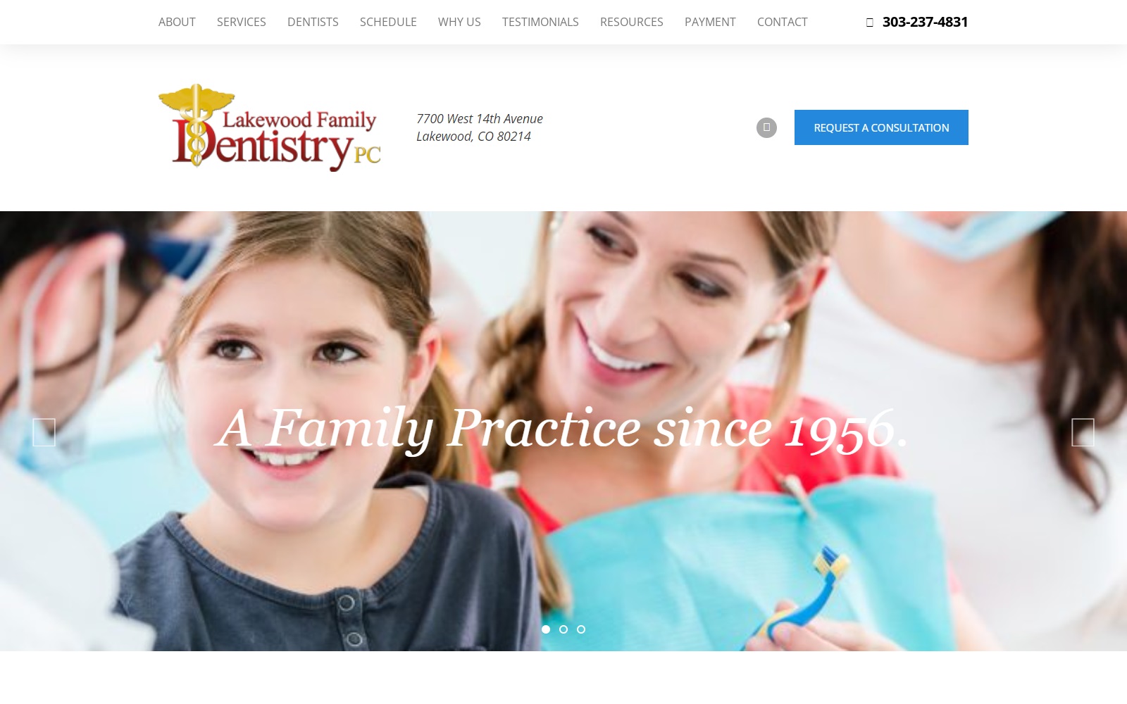 lakewoodfamilydentistry.com screenshot