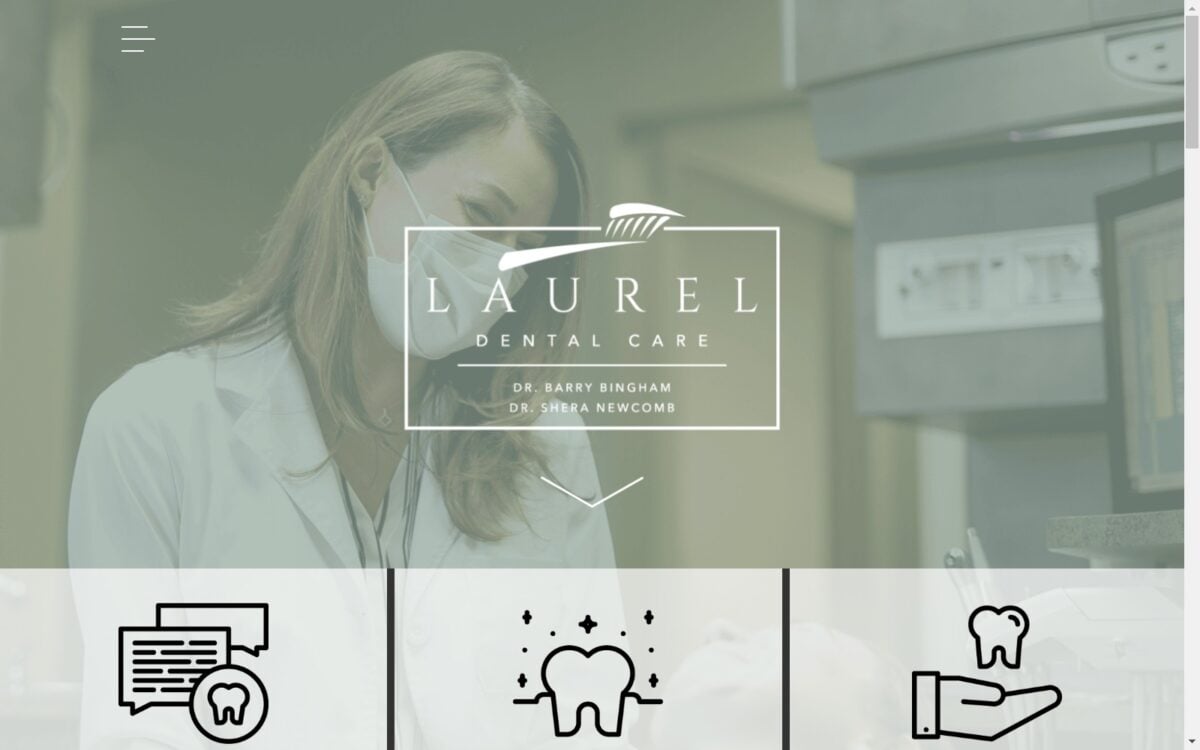 laureldentalcare.com screenshot