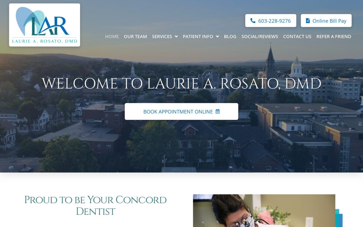 laurierosatodmd.com screenshot