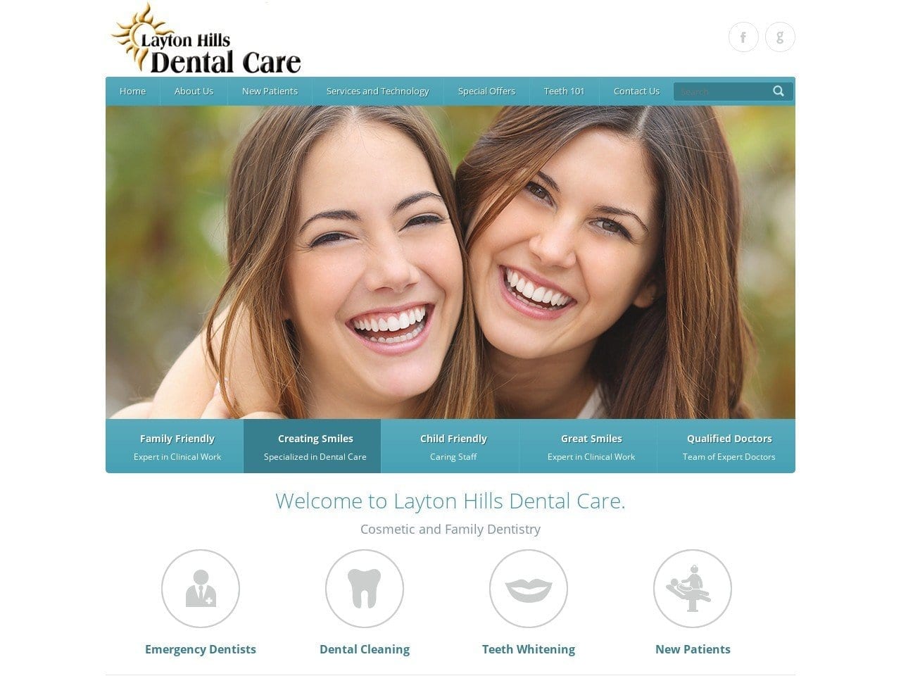 Dr. Jeffry J. Neville DMD Website Screenshot from laytonhillsdental.com