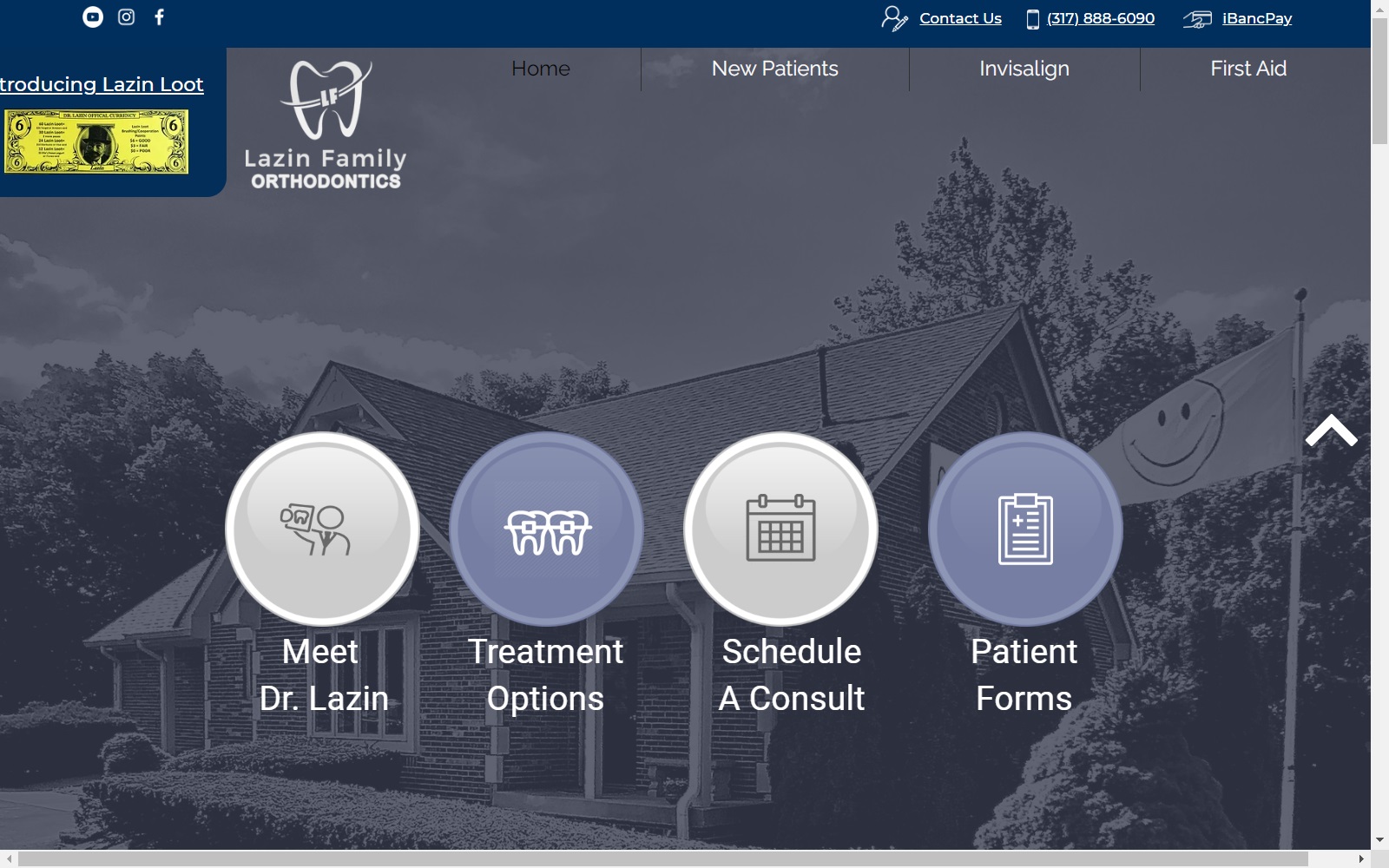 lazinfamilyorthodontics.com screenshot