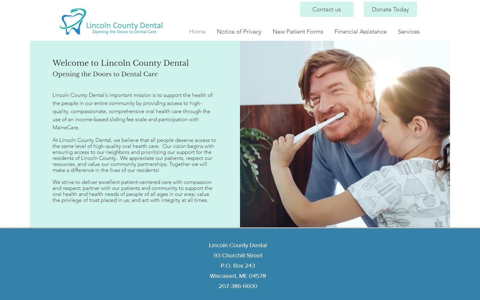 lcdental.org screenshot