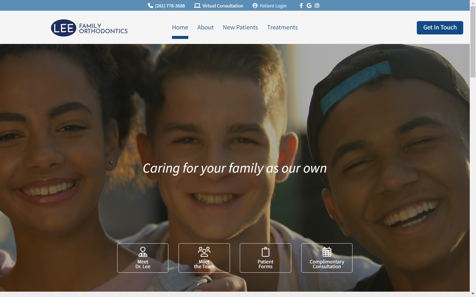 leeorthodontics.net screenshot