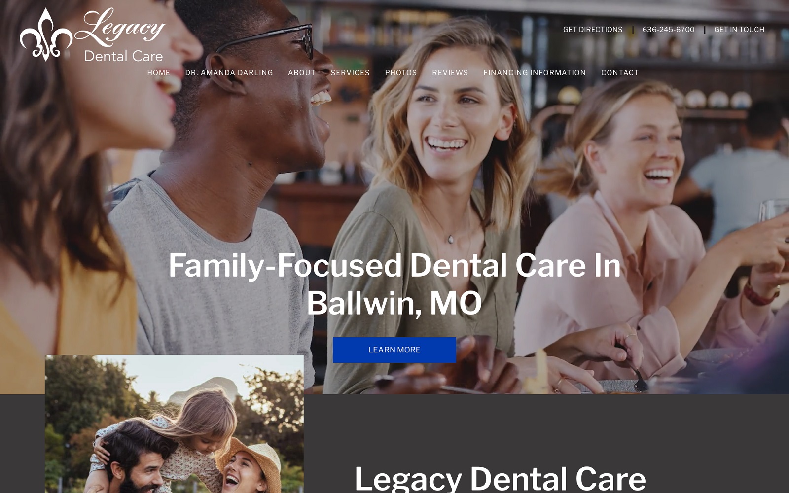 legacydentalonline.com screenshot