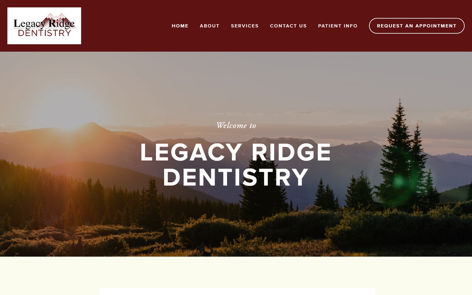 legacyridgedentistry.com screenshot