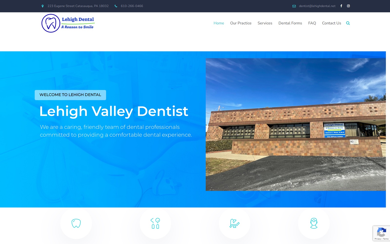 lehighdental.net screenshot