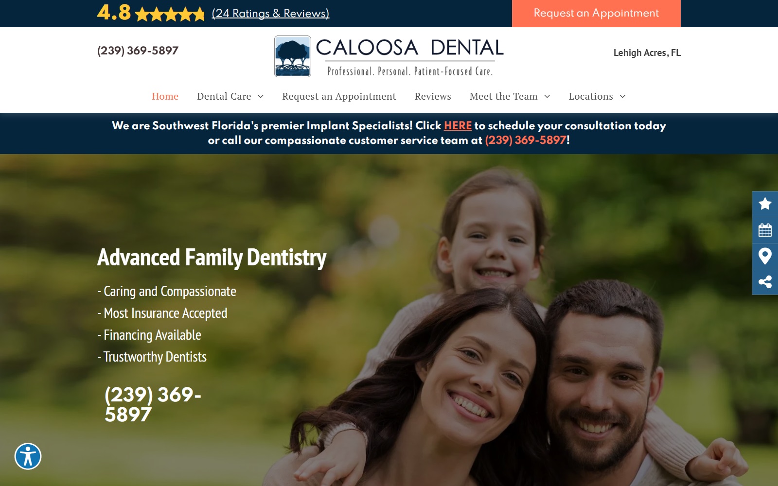 lehighdentistry.com screenshot