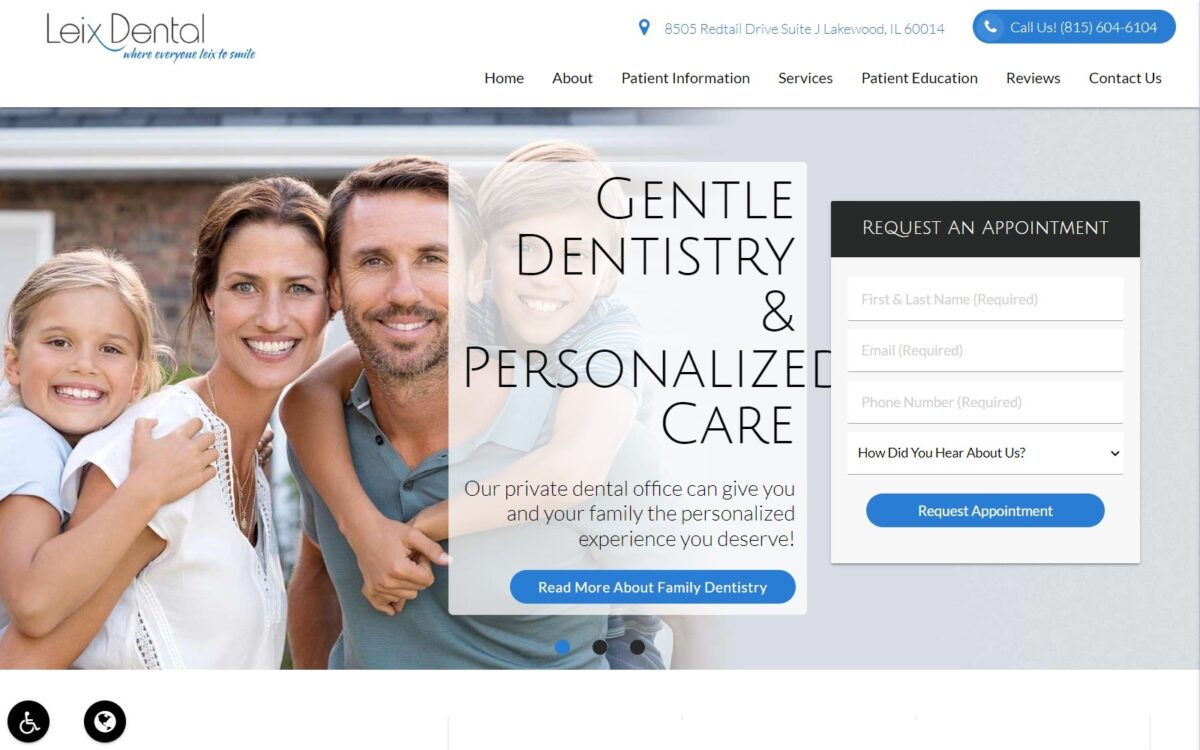 leixdental.com screenshot