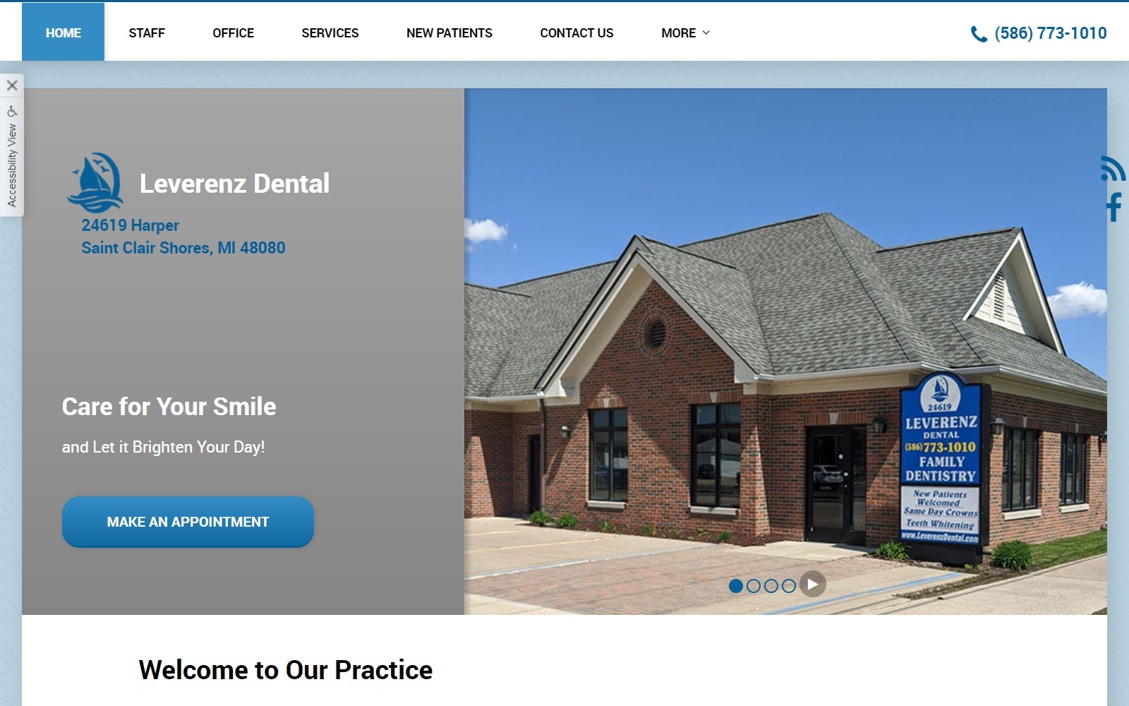 leverenzdental.com screenshot