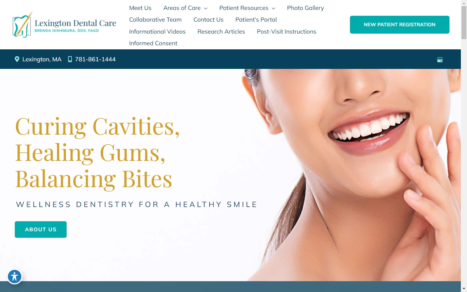 lexingtondentalcare.net screenshot