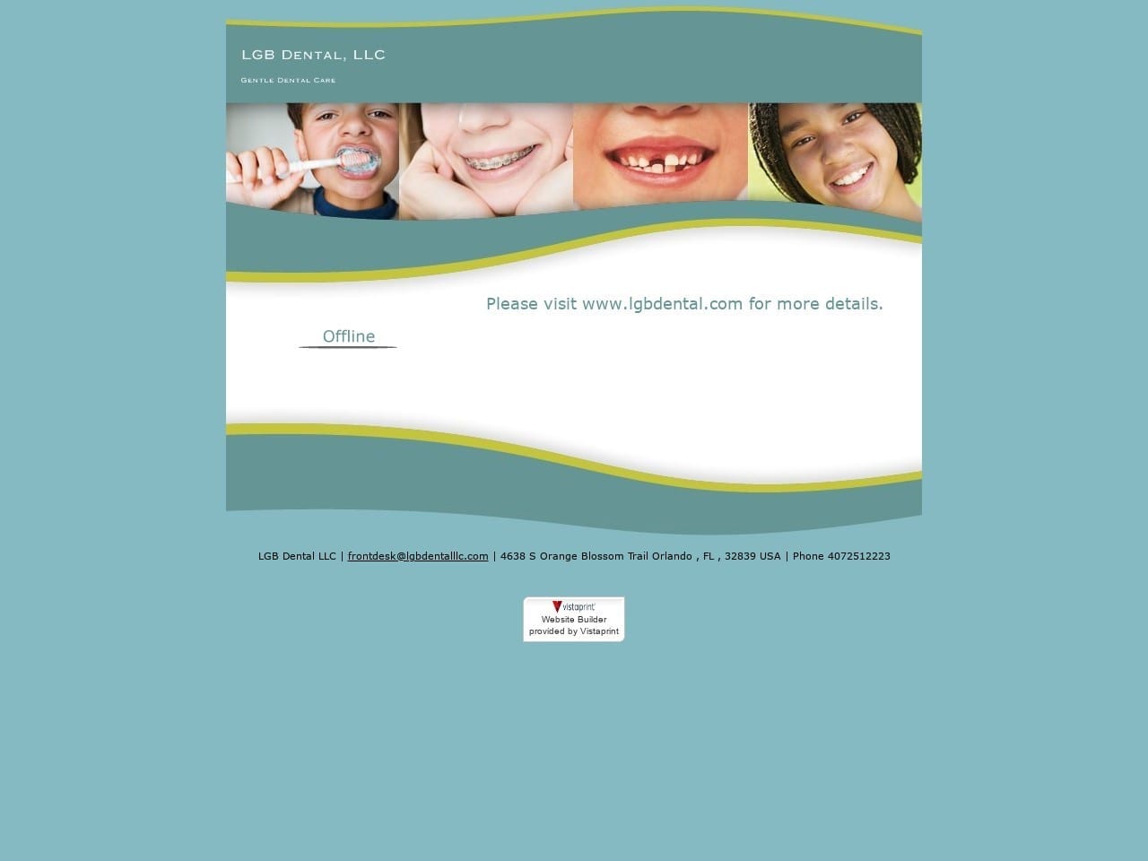 LGB Dental LLC Bobadilla Luz G DDS Website Screenshot from lgbdentalllc.com