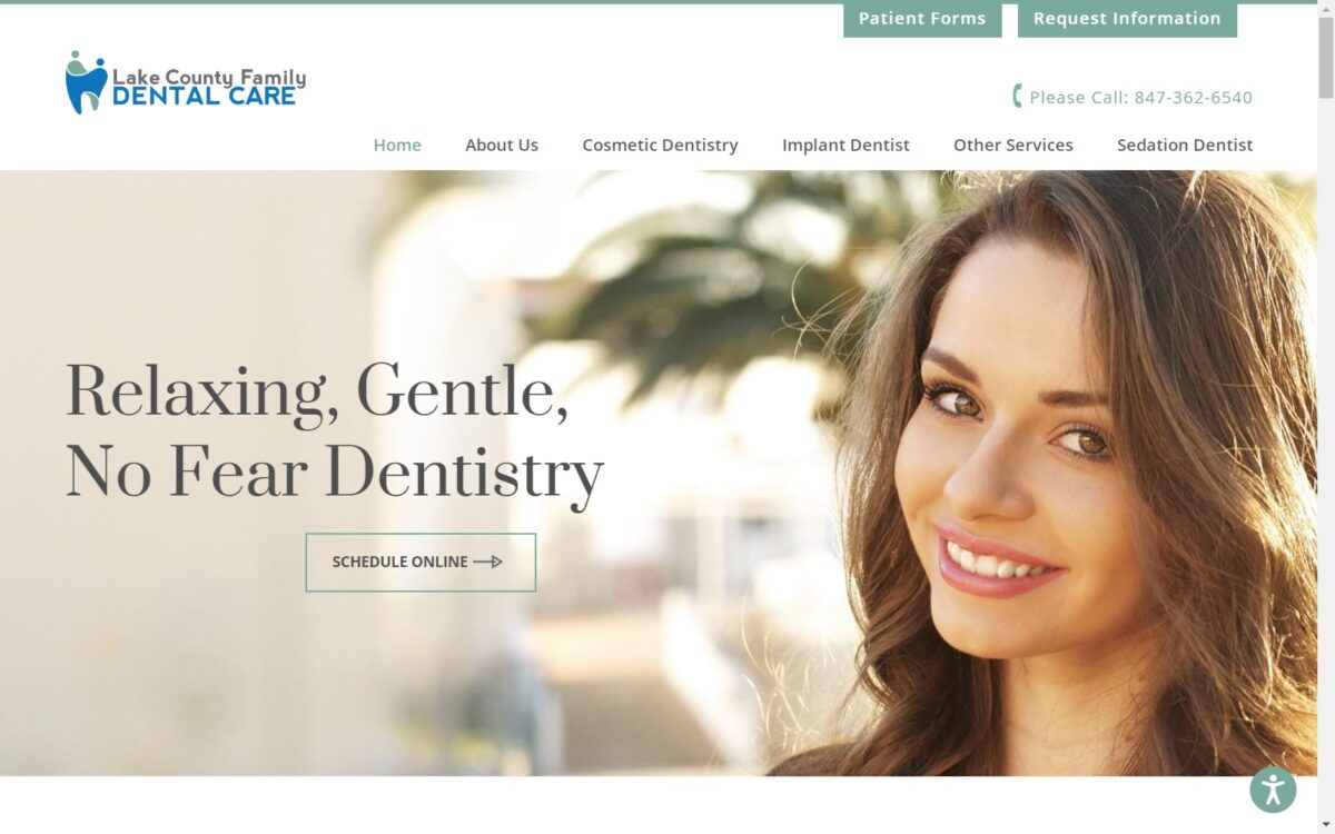 libertyvilledentist.com screenshot