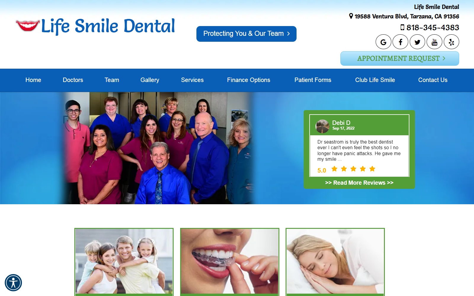 life-smile-dental.com screenshot