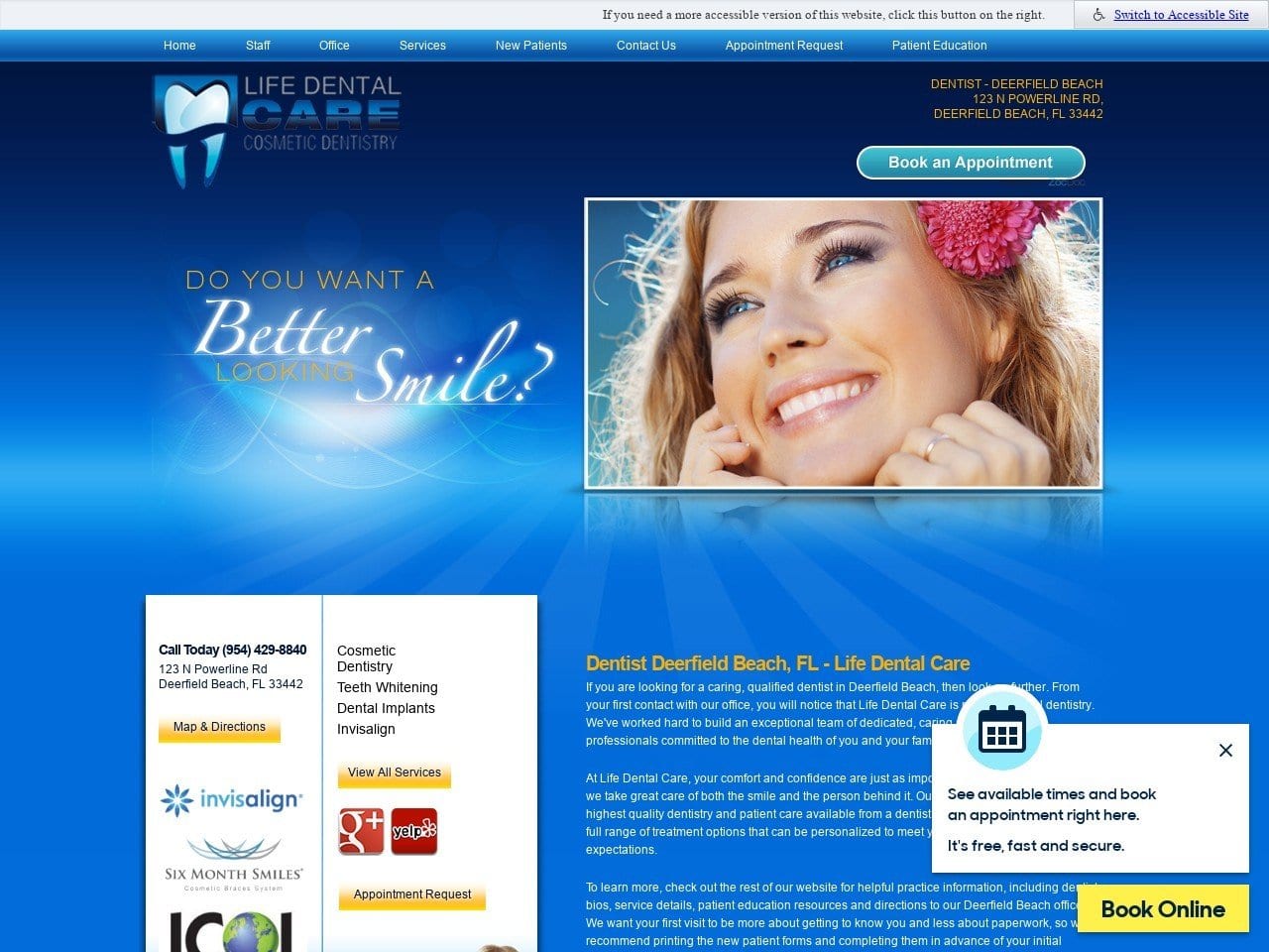 Life Dental Care Website Screenshot from lifedentalcare.us