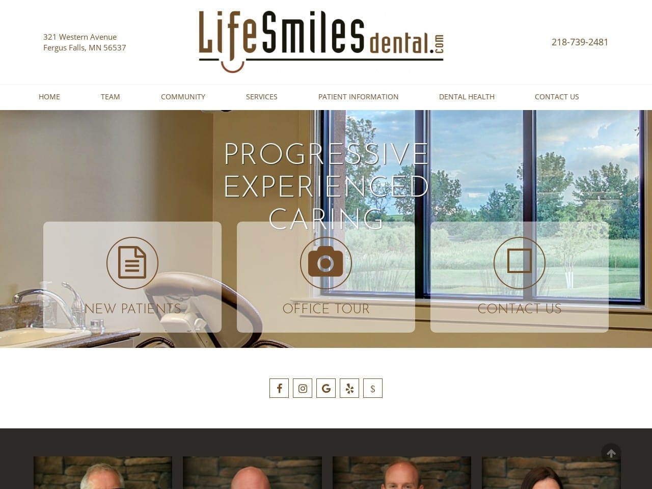 Dr. Mitchell C. Wellman DDS Website Screenshot from lifesmilesdental.com