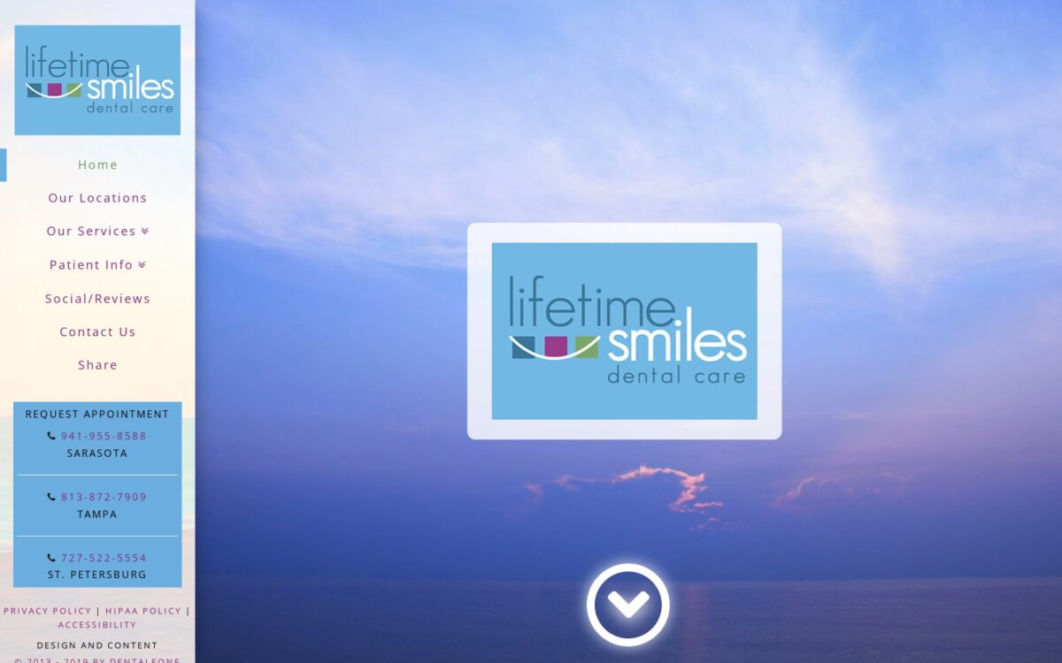 lifetime-smiles.com screenshot