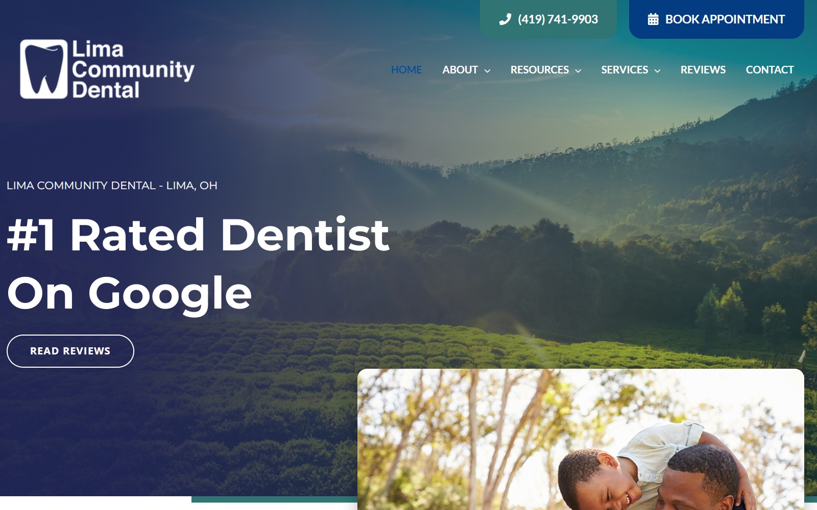 limacommunitydental.com screenshot