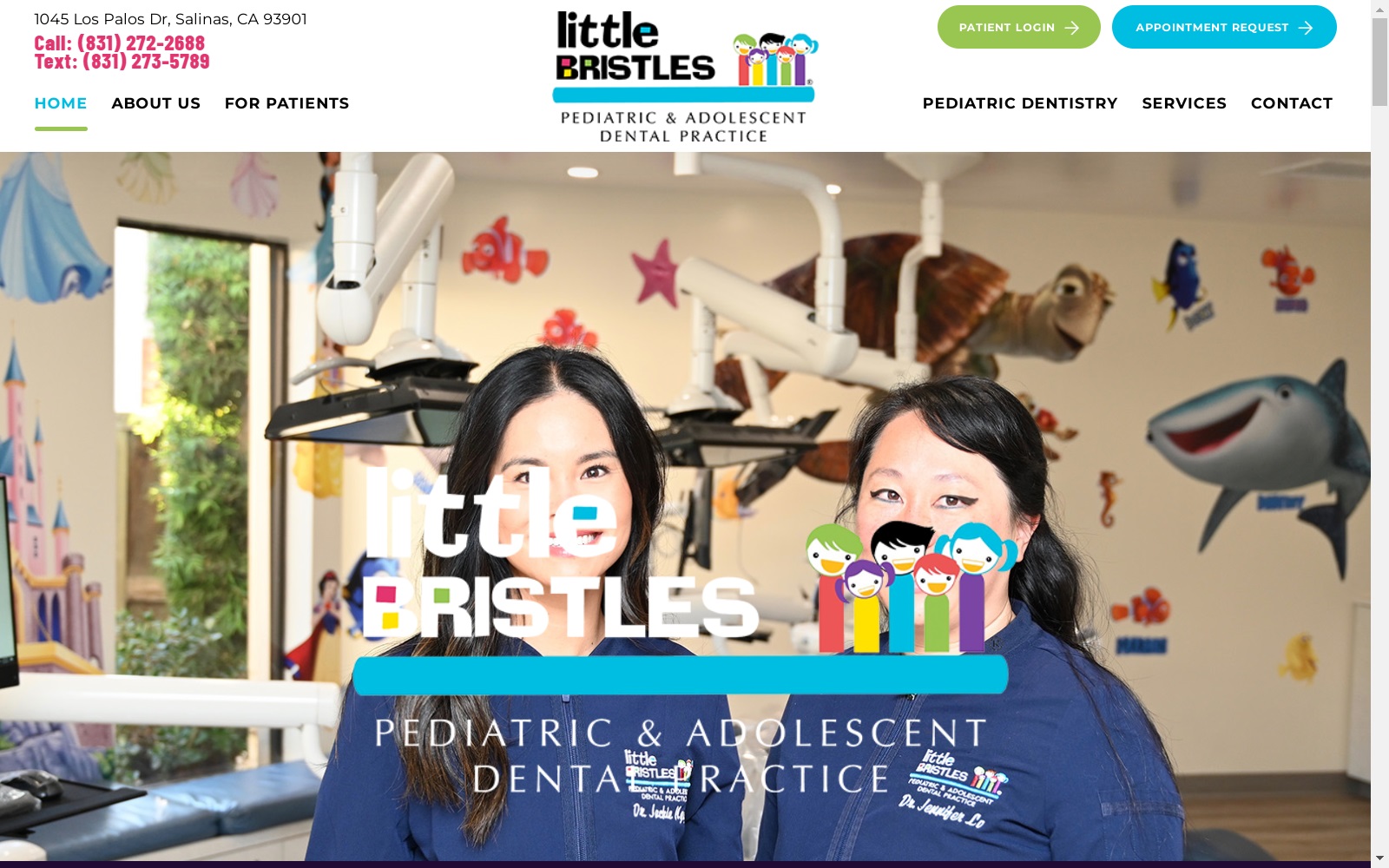 littlebristlespediatricdentistry.com screenshot