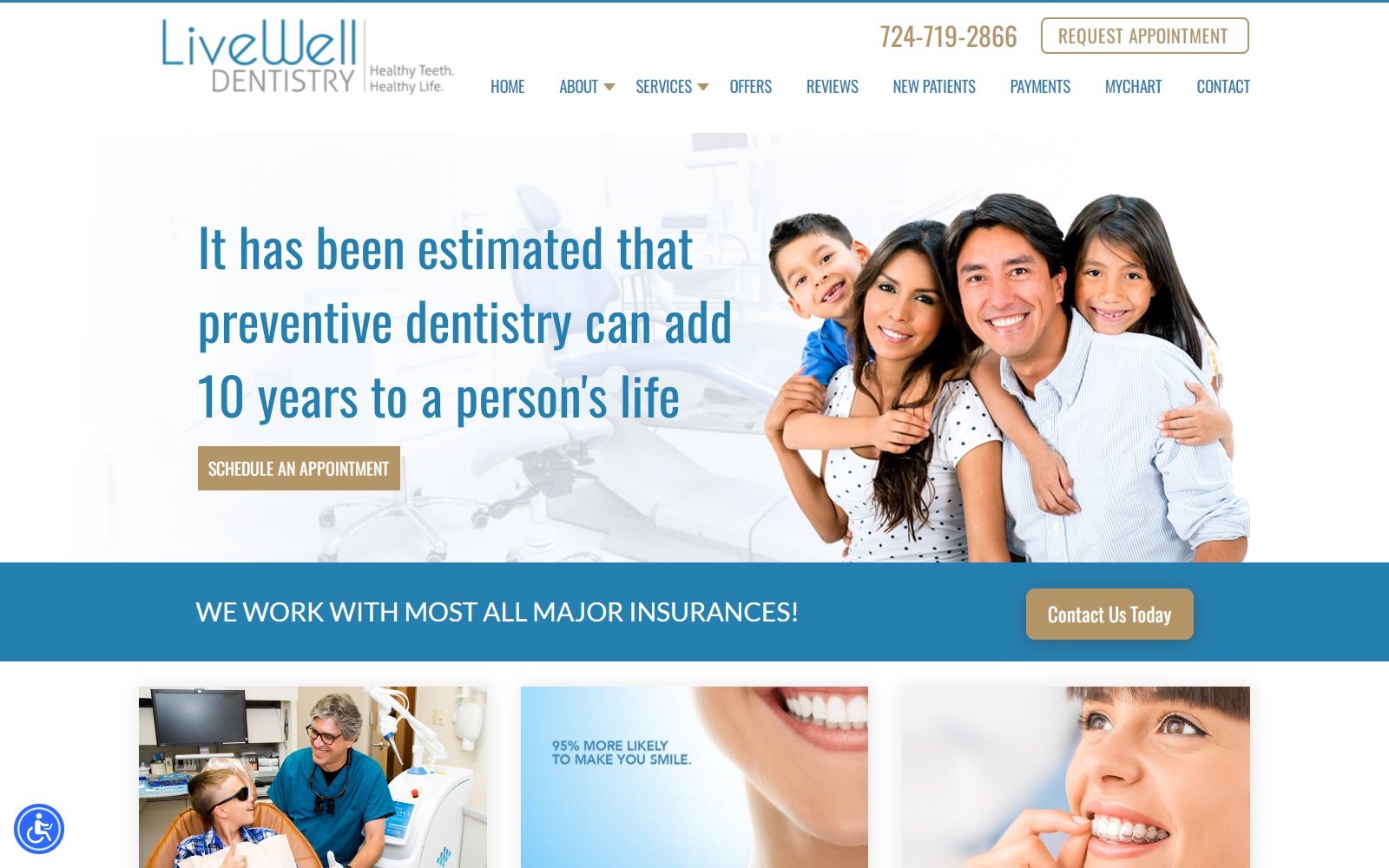 livewelldentistry.net screenshot