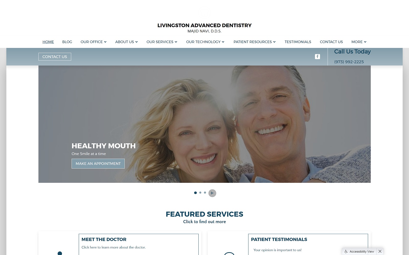 livingstonadvanceddentistry.com-screenshot