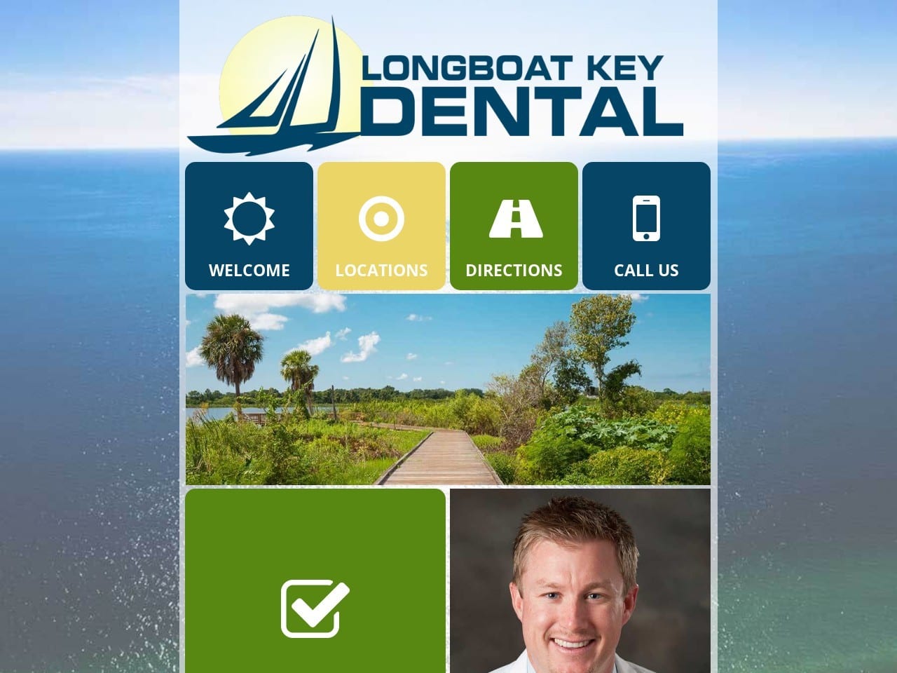 Michael J. O Dentist Website Screenshot from longboatkeydental.com