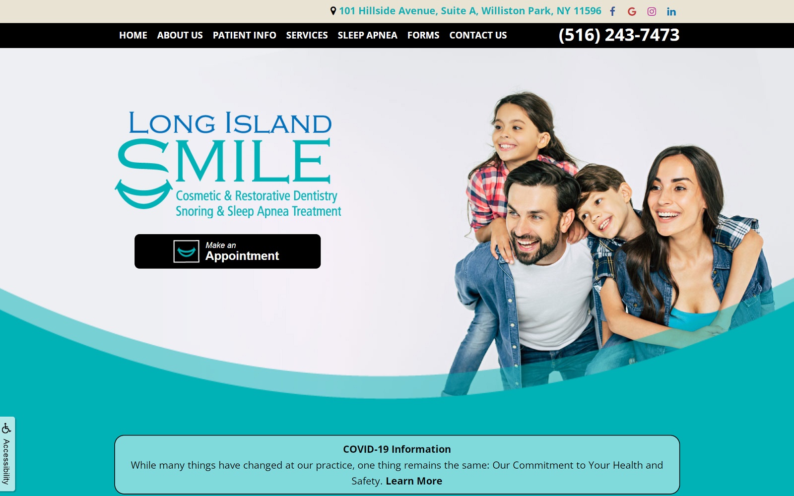 longislandsmile.com screenshot