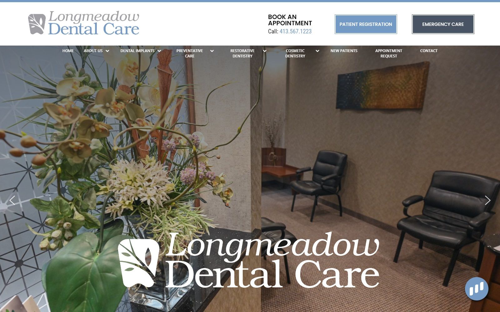 longmeadowdentalcare.com screenshot