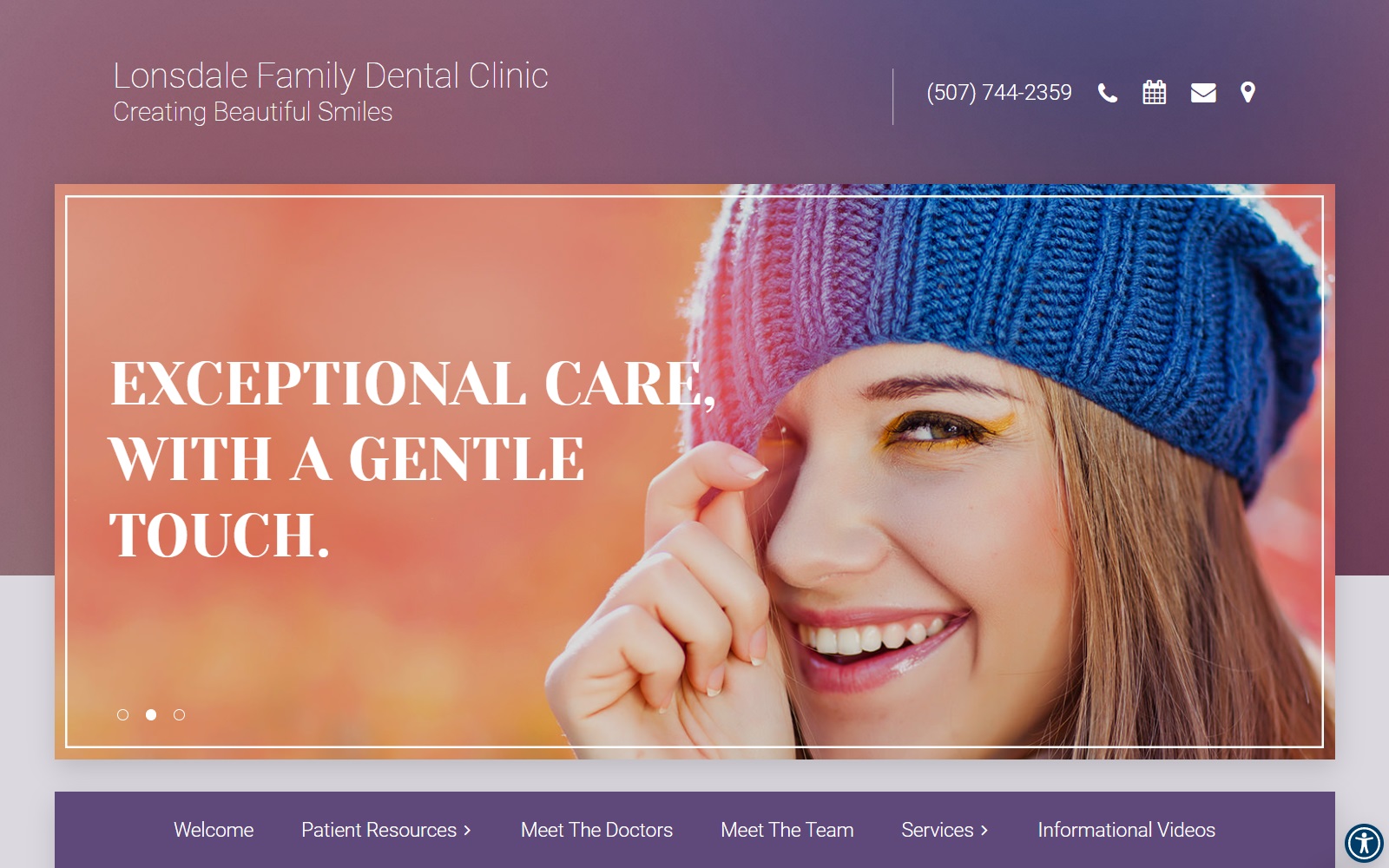 lonsdalefamilydental.com screenshot