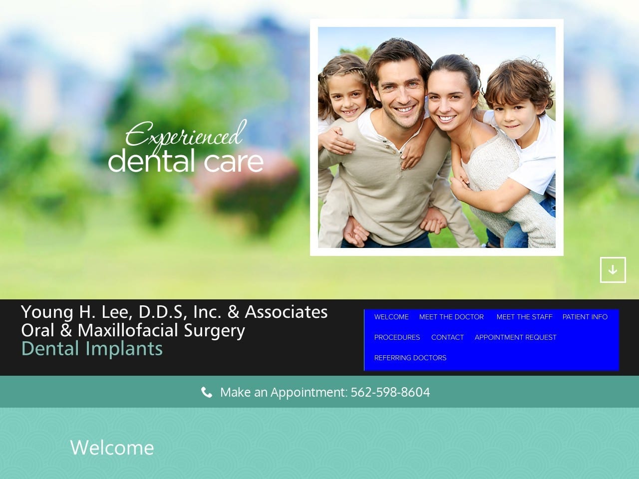 Losal Dental Implants Website Screenshot from losaldentalimplants.com