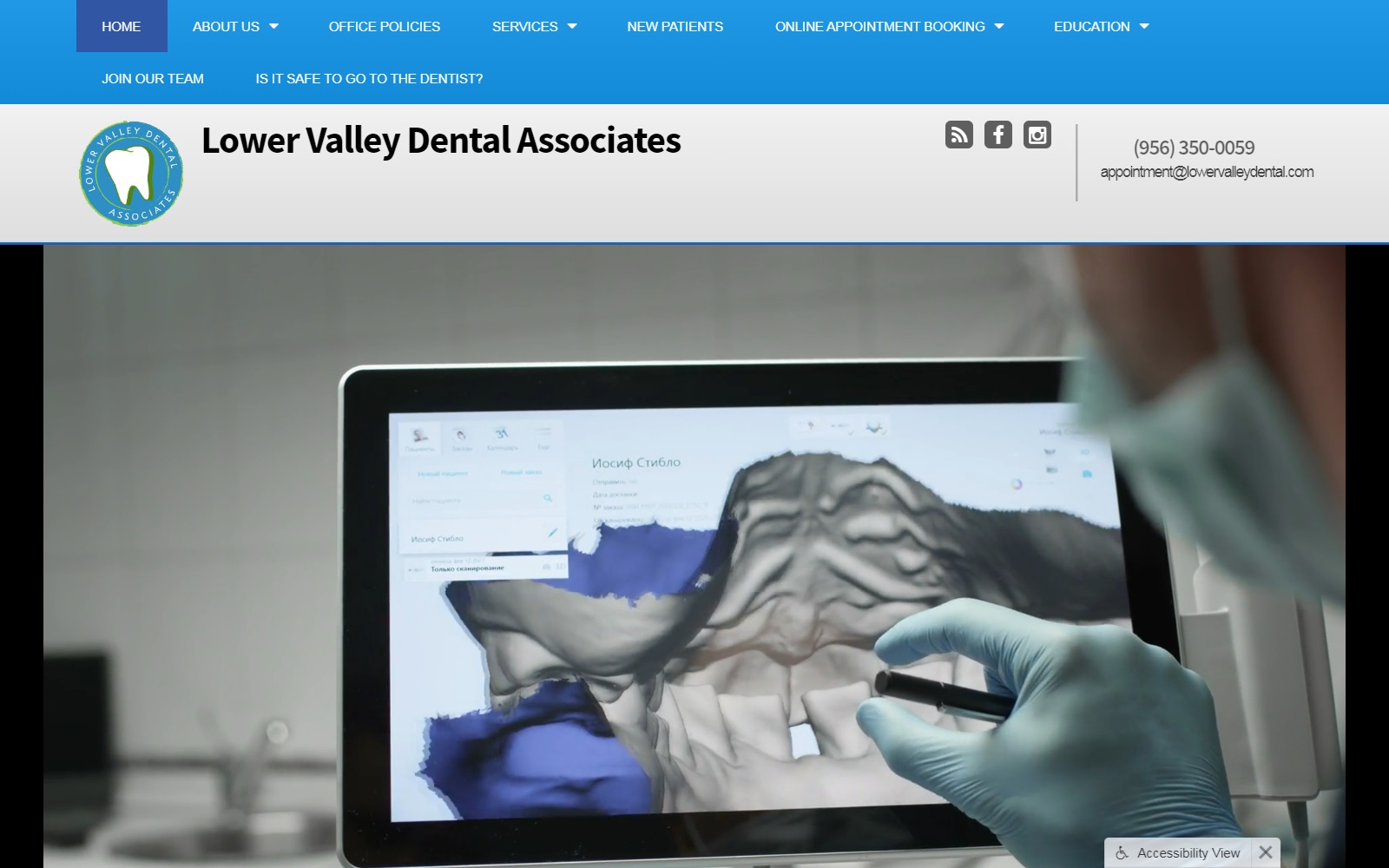 lowervalleydental.com screenshot