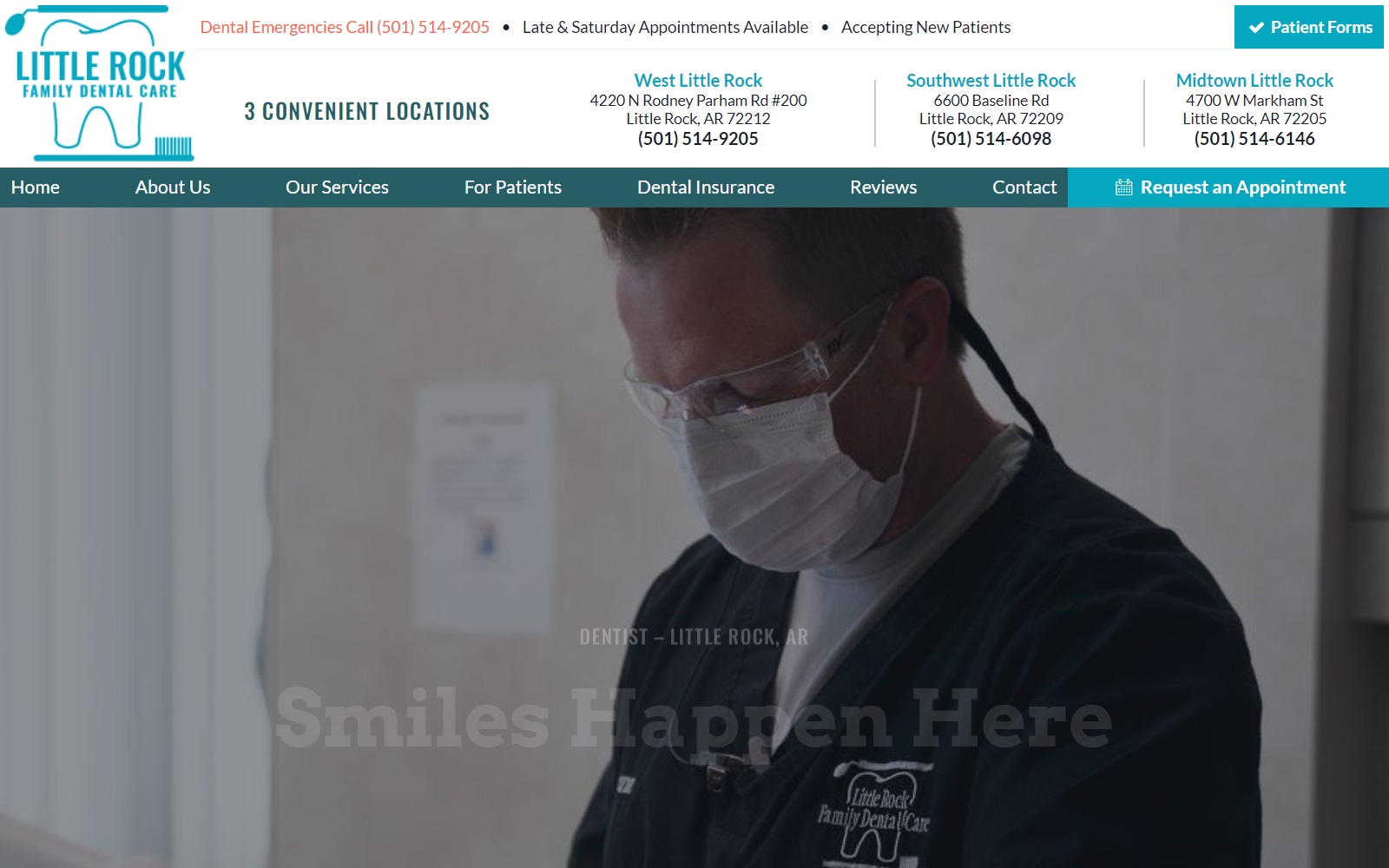 lrfamilydentalcare.com screenshot