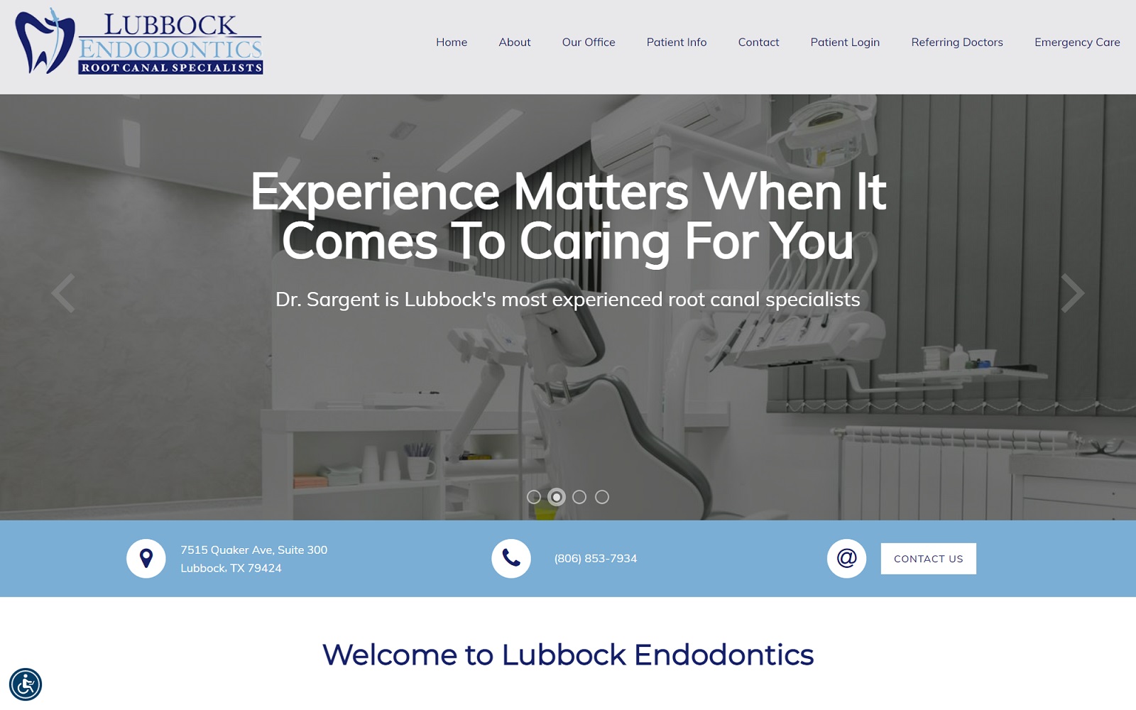 lubbockendo.com screenshot