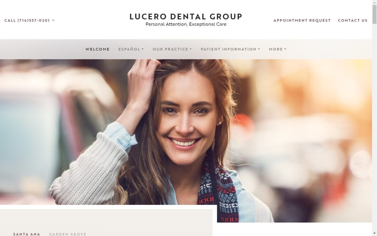 lucerodental.com screenshot