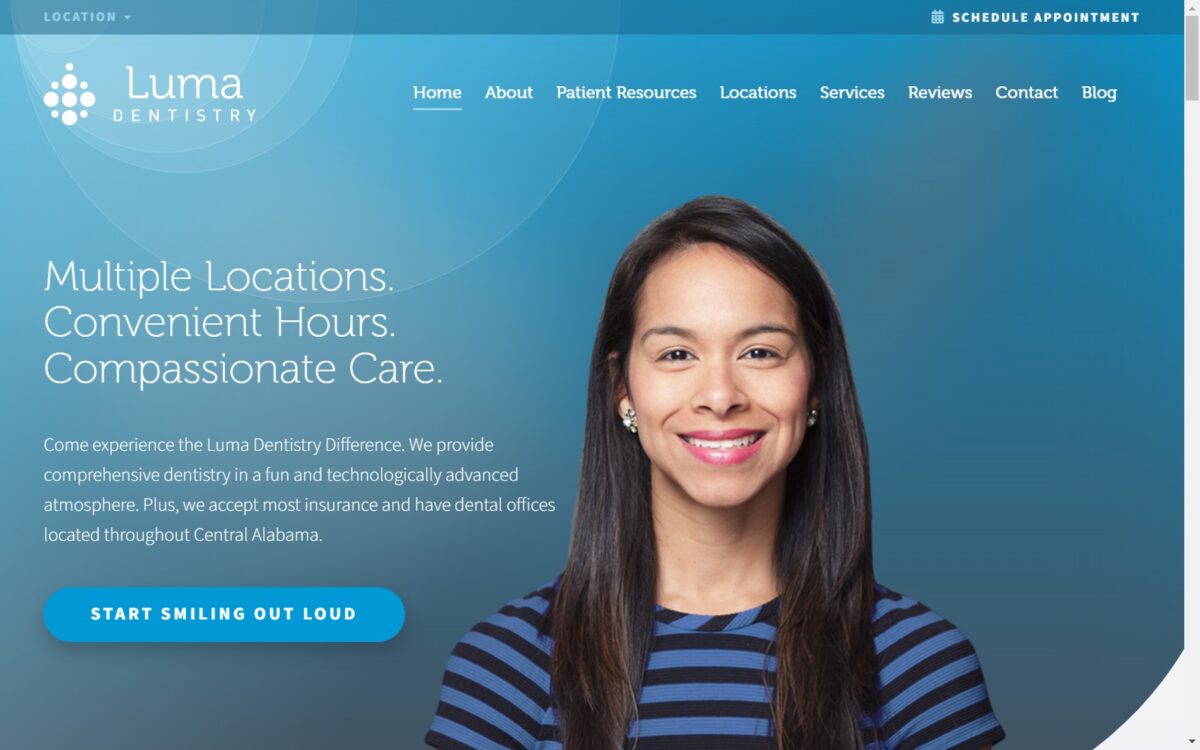 lumadentistry.com screenshot